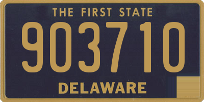 DE license plate 903710