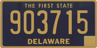 DE license plate 903715