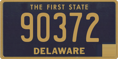 DE license plate 90372