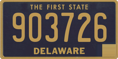 DE license plate 903726