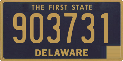 DE license plate 903731