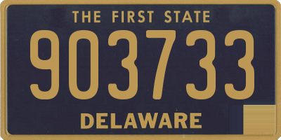 DE license plate 903733