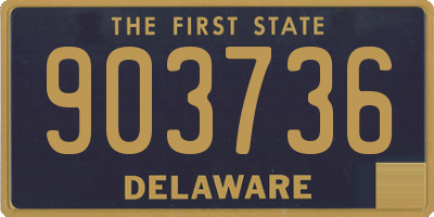 DE license plate 903736