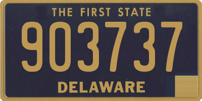 DE license plate 903737