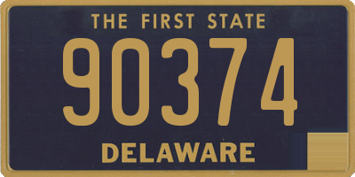 DE license plate 90374