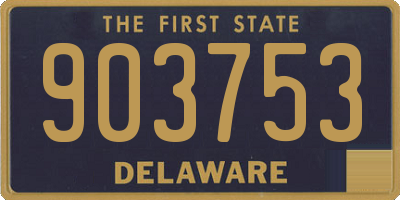 DE license plate 903753