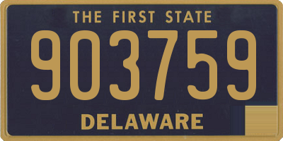 DE license plate 903759