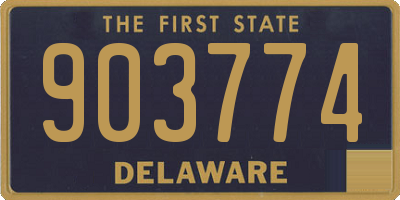 DE license plate 903774