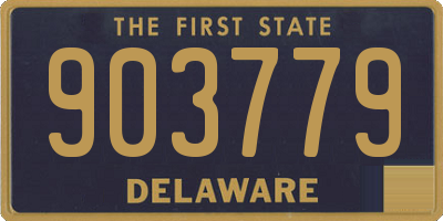 DE license plate 903779