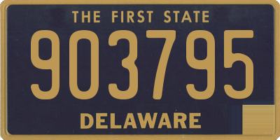 DE license plate 903795