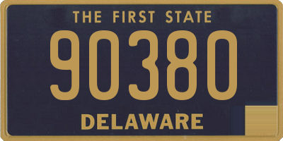 DE license plate 90380