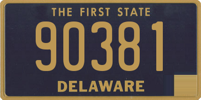 DE license plate 90381