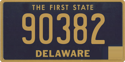 DE license plate 90382