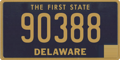 DE license plate 90388