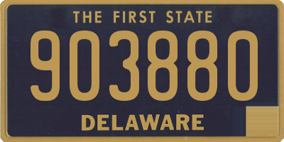 DE license plate 903880