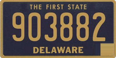 DE license plate 903882