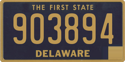 DE license plate 903894