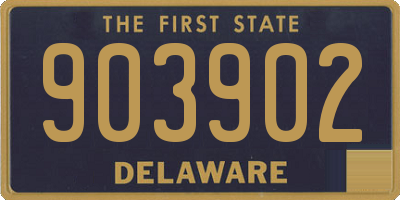 DE license plate 903902