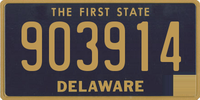 DE license plate 903914