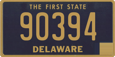 DE license plate 90394