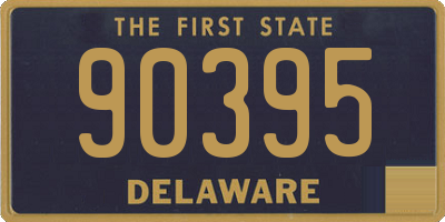 DE license plate 90395