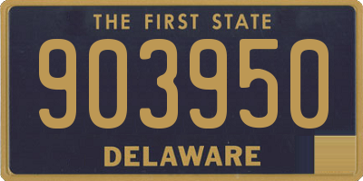 DE license plate 903950