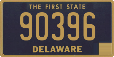 DE license plate 90396