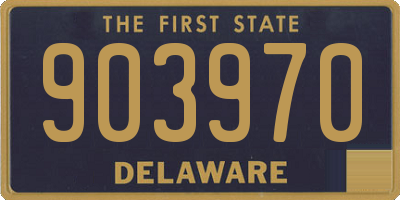 DE license plate 903970