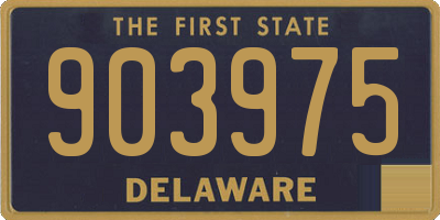 DE license plate 903975