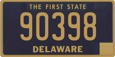 DE license plate 90398