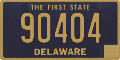 DE license plate 90404