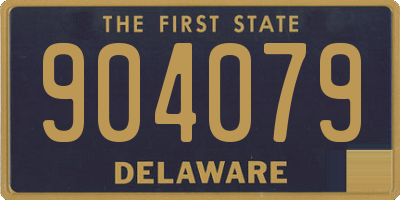 DE license plate 904079