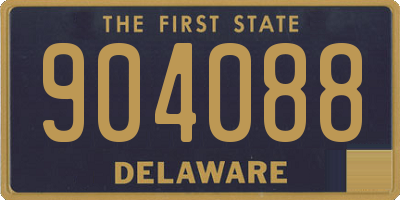 DE license plate 904088