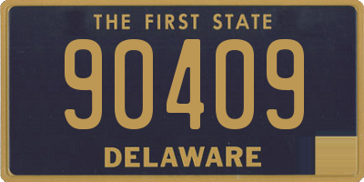 DE license plate 90409