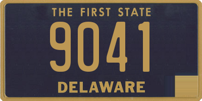 DE license plate 9041