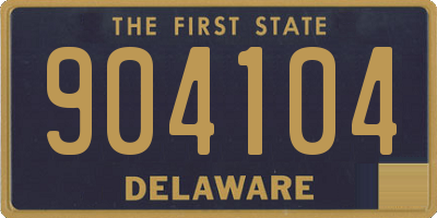 DE license plate 904104