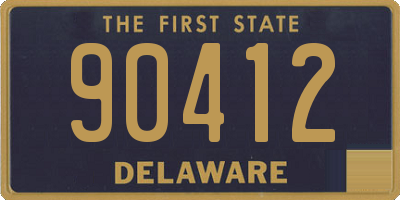 DE license plate 90412