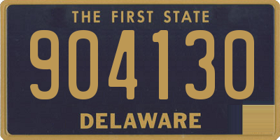 DE license plate 904130