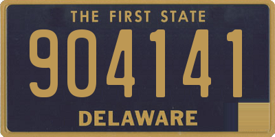DE license plate 904141
