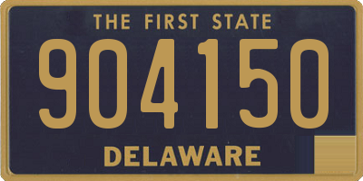 DE license plate 904150