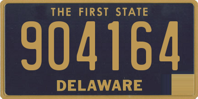 DE license plate 904164