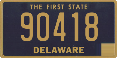 DE license plate 90418