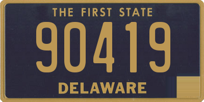 DE license plate 90419