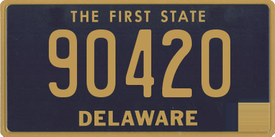 DE license plate 90420