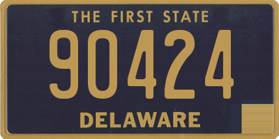 DE license plate 90424