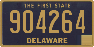 DE license plate 904264