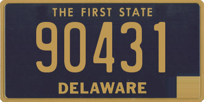 DE license plate 90431