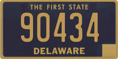 DE license plate 90434