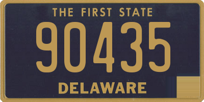 DE license plate 90435