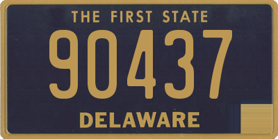 DE license plate 90437